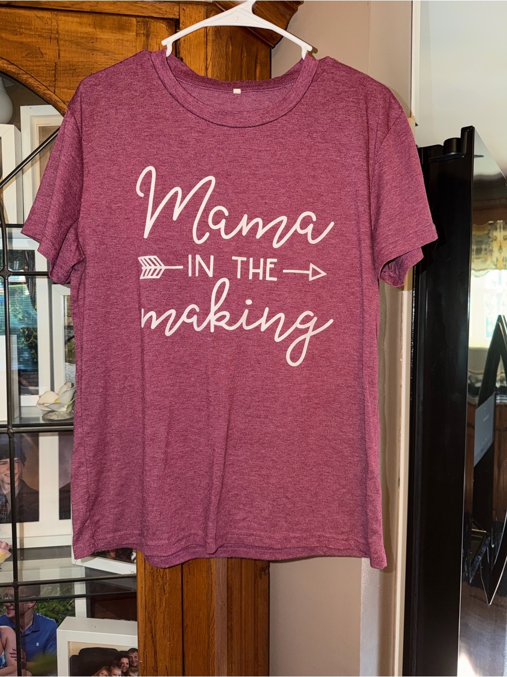 Medium Mama In The Making Short-Sleeve Tee - Mauve. MUST BE BUNDLED